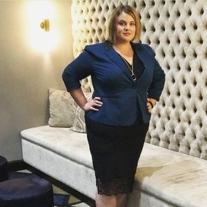 Teal Blazer T. Milano Women